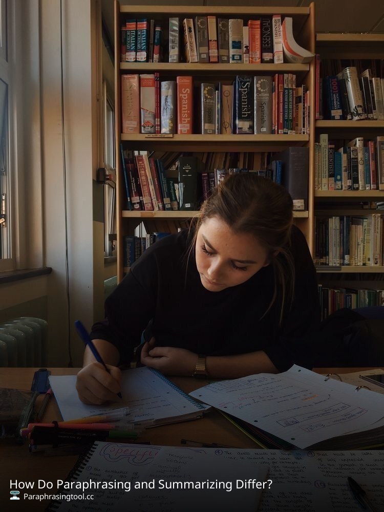How Do Paraphrasing and Summarizing Differ?