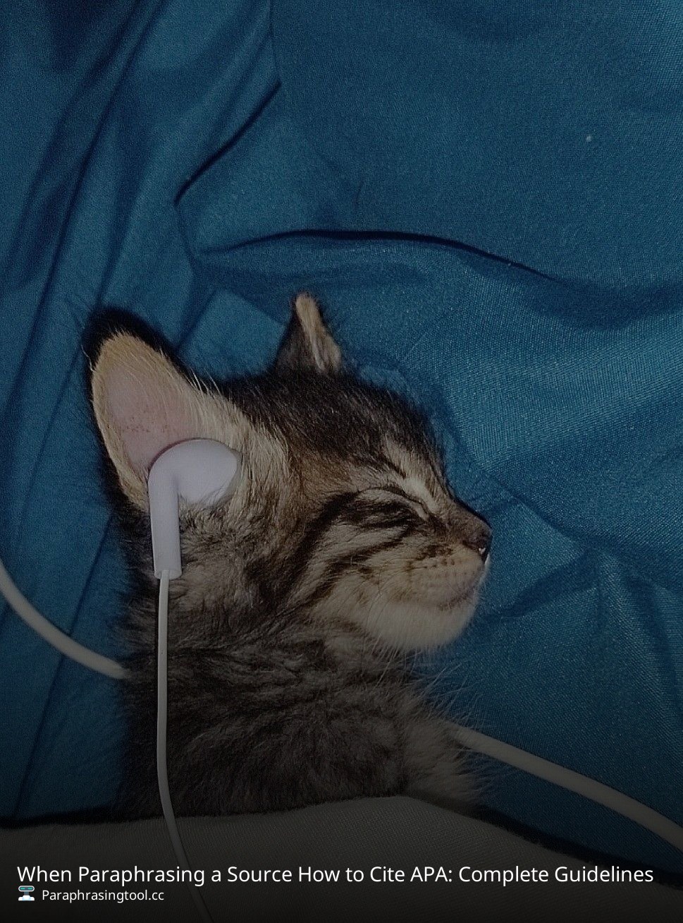 When Paraphrasing a Source How to Cite APA: Complete Guidelines