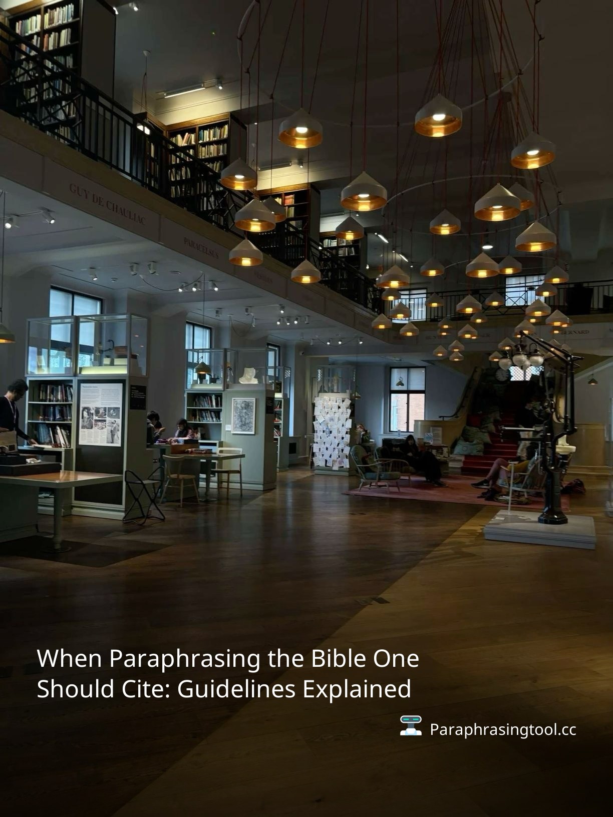When Paraphrasing the Bible One Should Cite: Guidelines Explained