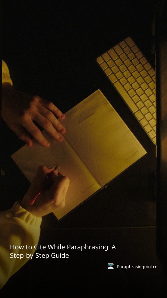 How to Cite While Paraphrasing: A Step-by-Step Guide