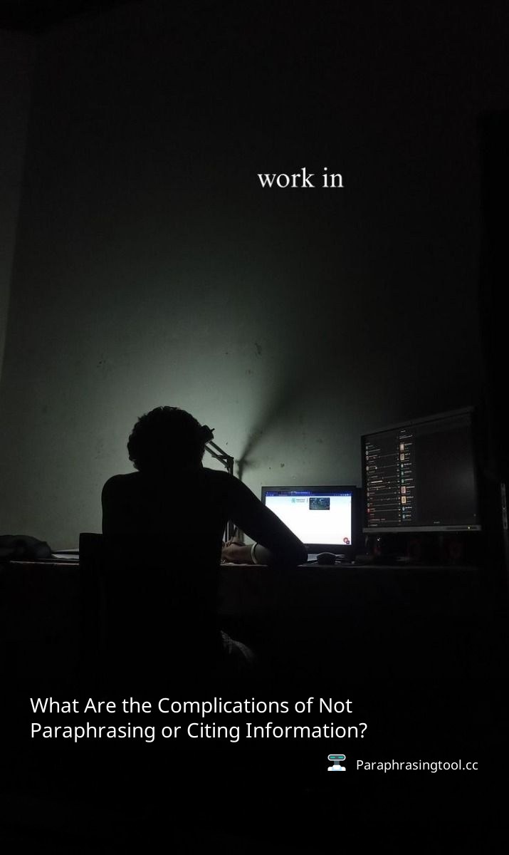 What Are the Complications of Not Paraphrasing or Citing Information?