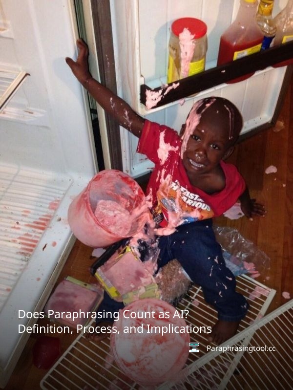 Does Paraphrasing Count as AI? Definition, Process, and Implications