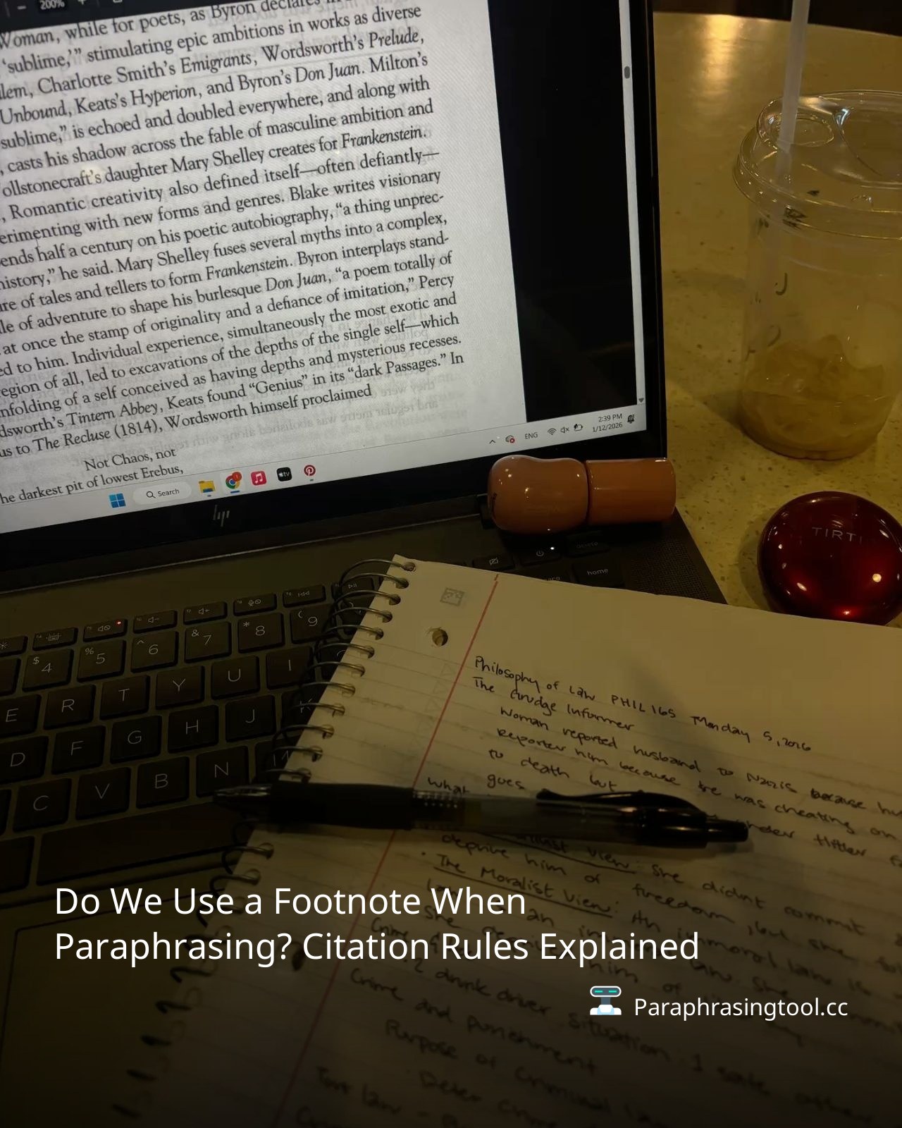 Do We Use a Footnote When Paraphrasing? Citation Rules Explained