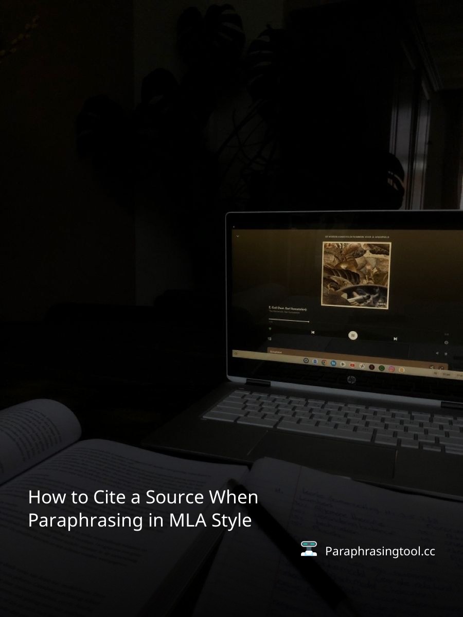 How to Cite a Source When Paraphrasing in MLA Style