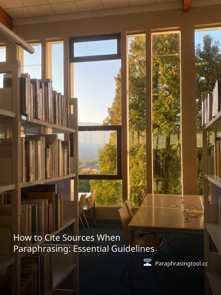 How to Cite Sources When Paraphrasing: Essential Guidelines