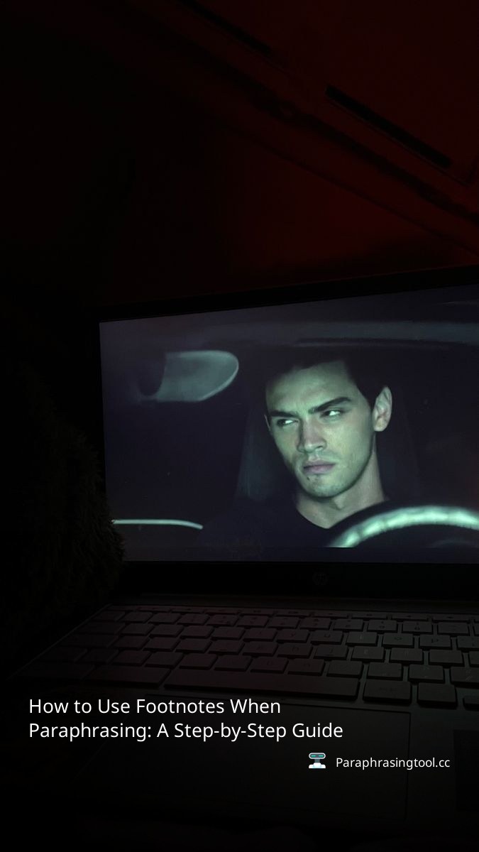 How to Use Footnotes When Paraphrasing: A Step-by-Step Guide