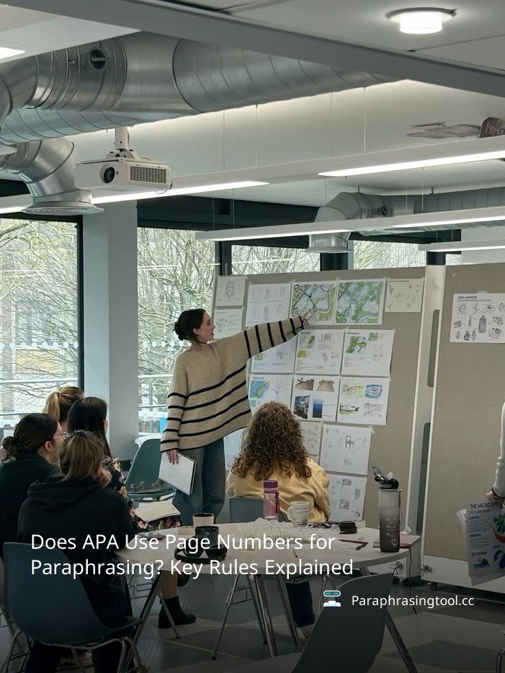 Does APA Use Page Numbers for Paraphrasing? Key Rules Explained