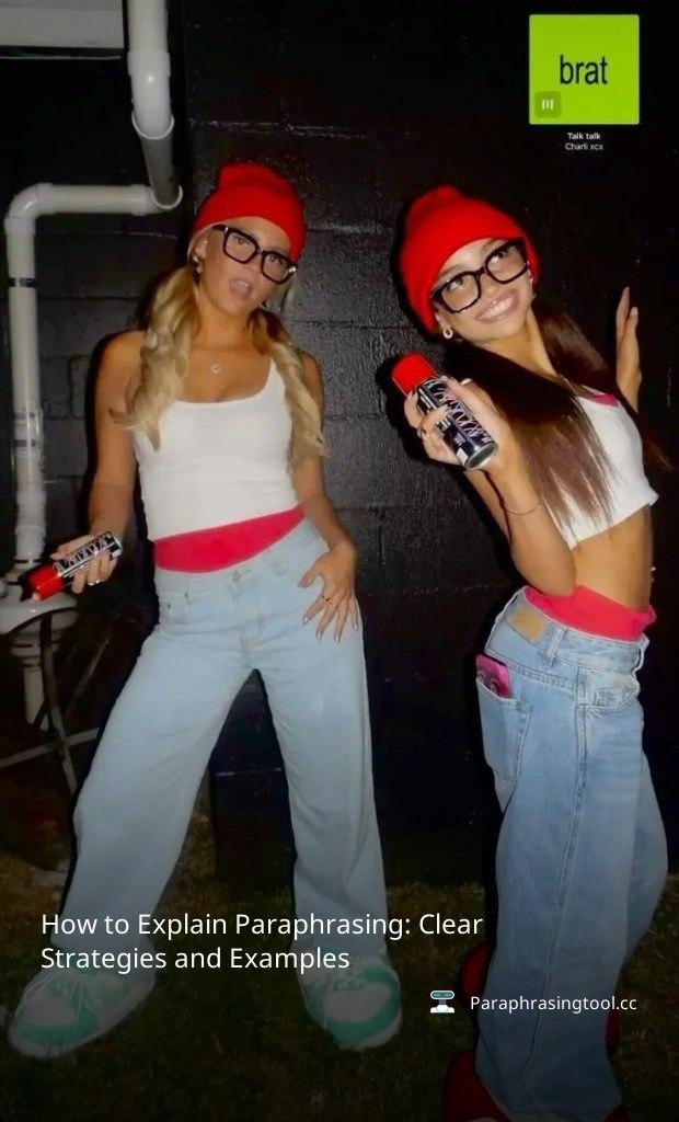 How to Explain Paraphrasing: Clear Strategies and Examples