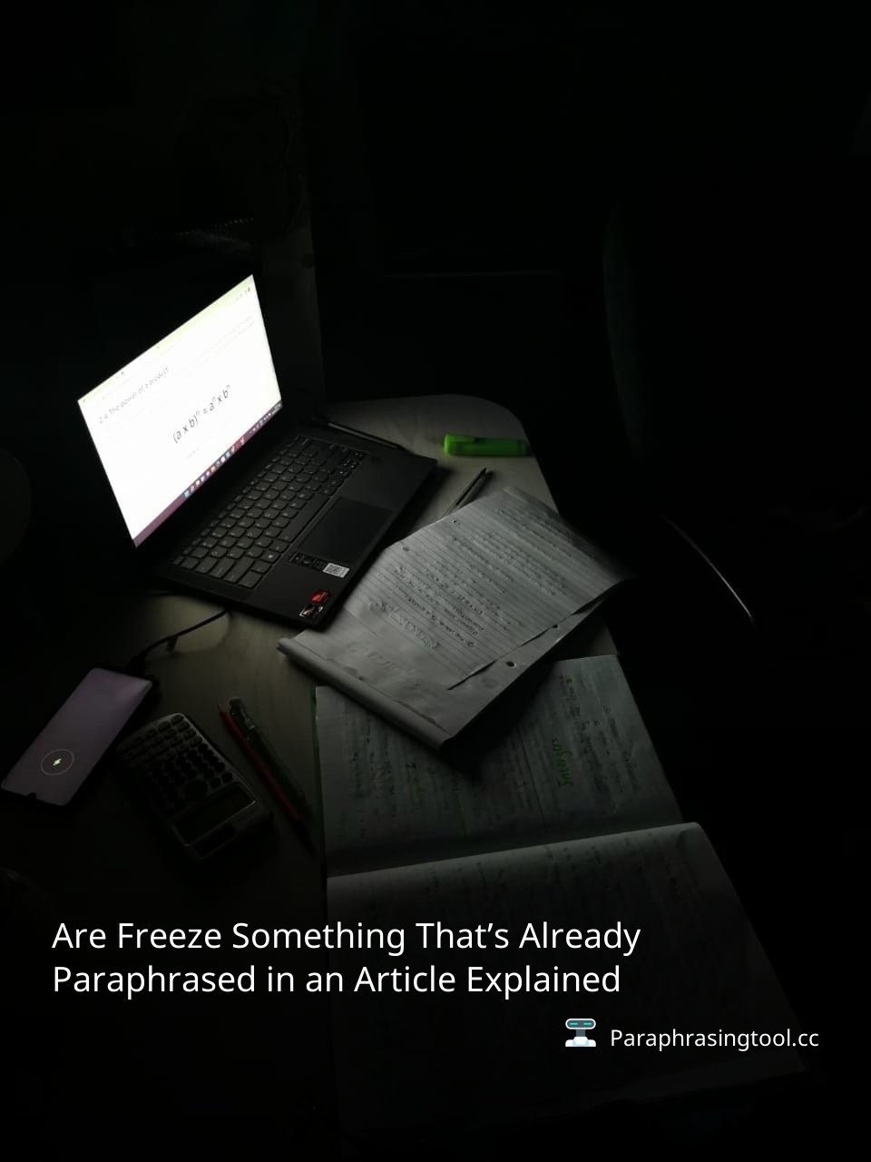 Are Freeze Something That’s Already Paraphrased in an Article Explained