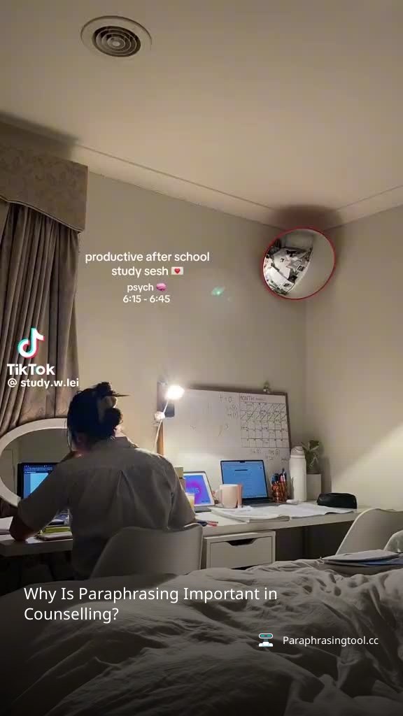 Why Is Paraphrasing Important in Counselling?