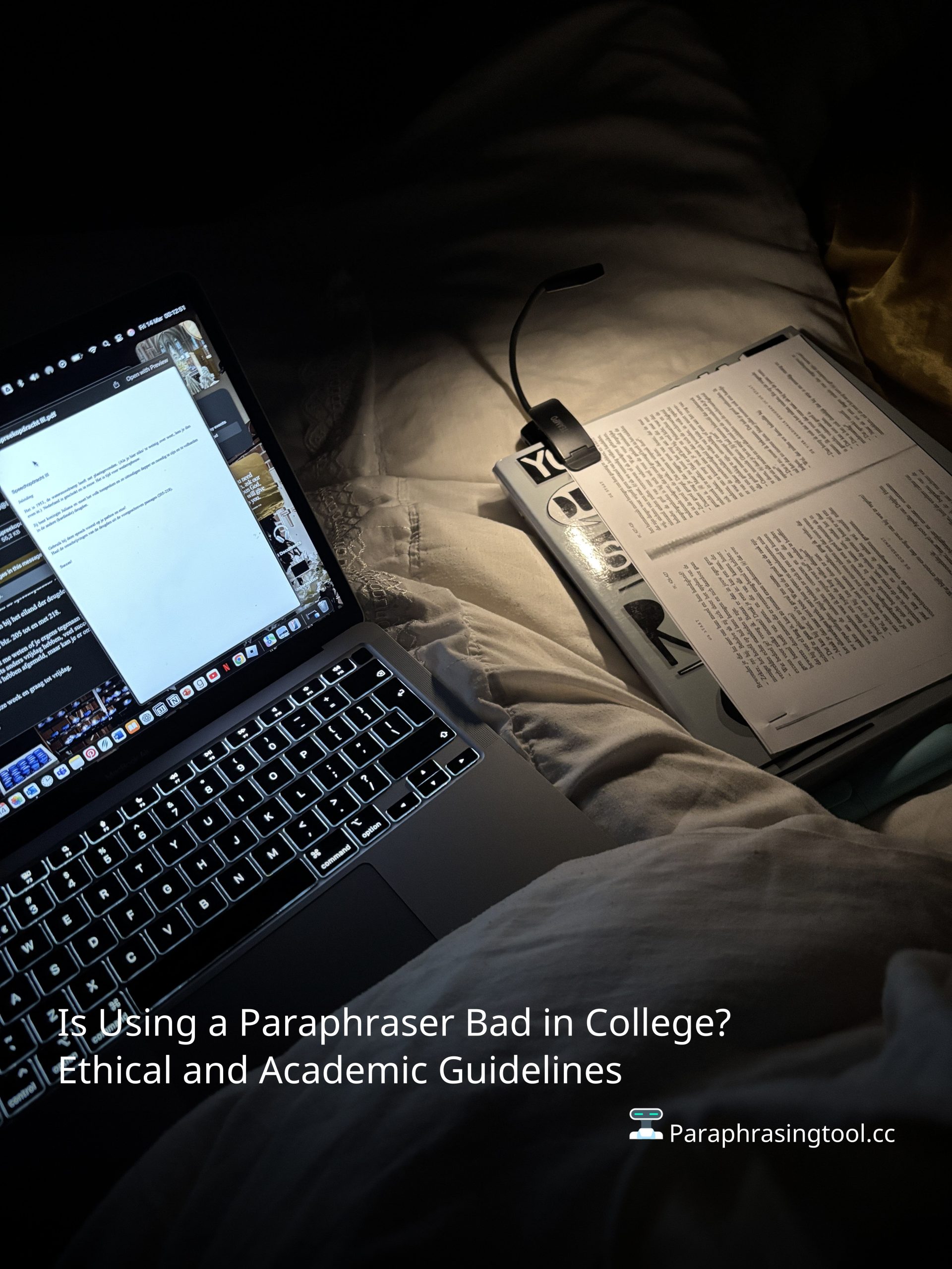 Is Using a Paraphraser Bad in College? Ethical and Academic Guidelines