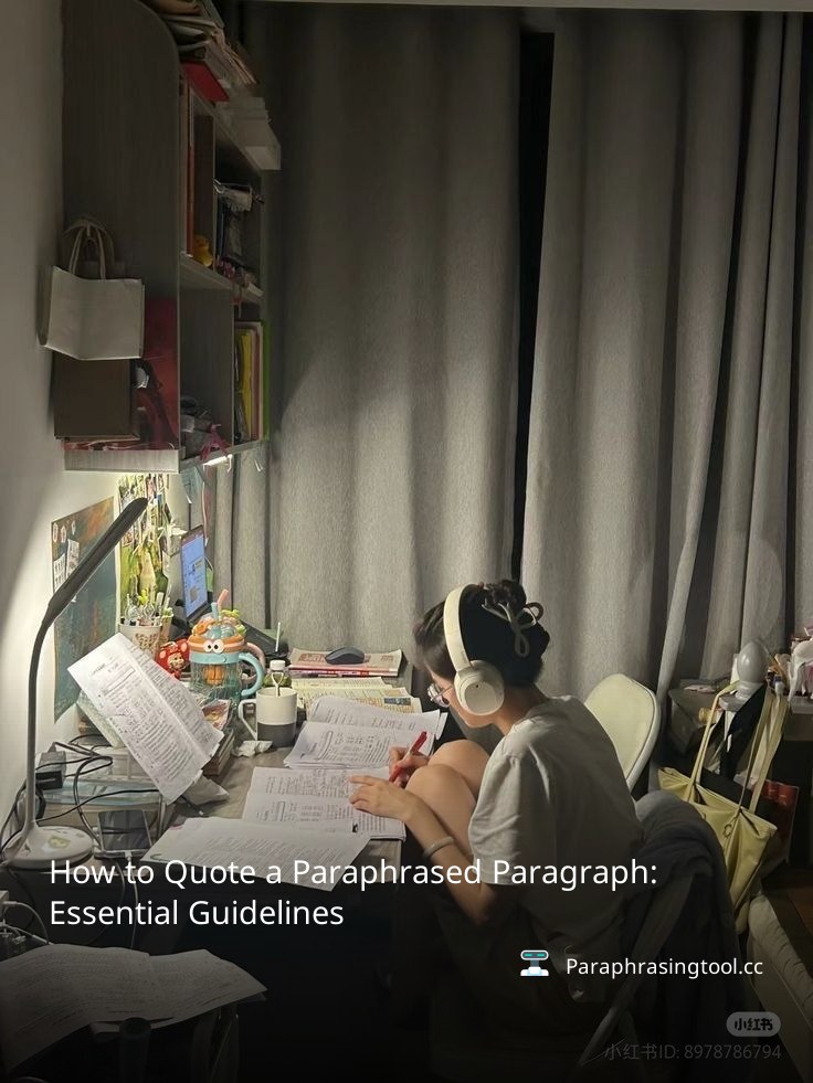 How to Quote a Paraphrased Paragraph: Essential Guidelines