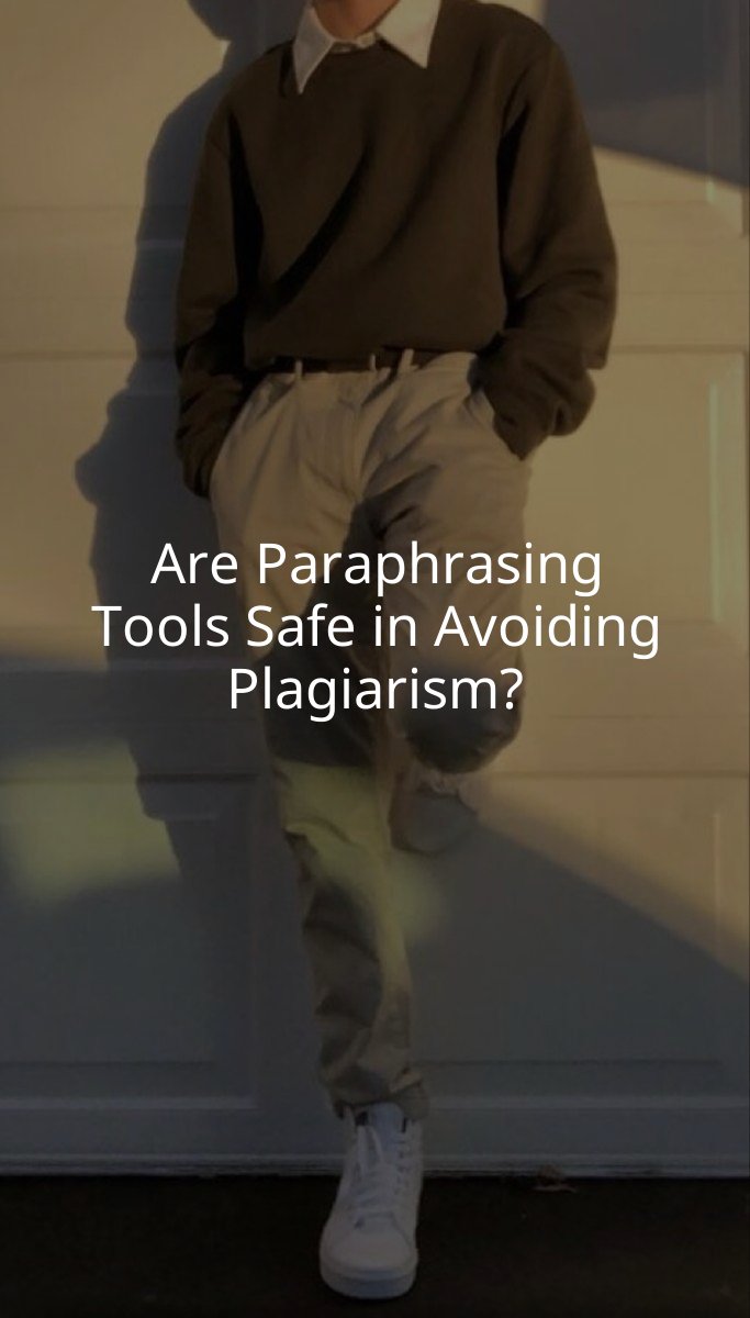 Are Paraphrasing Tools Safe in Avoiding Plagiarism?