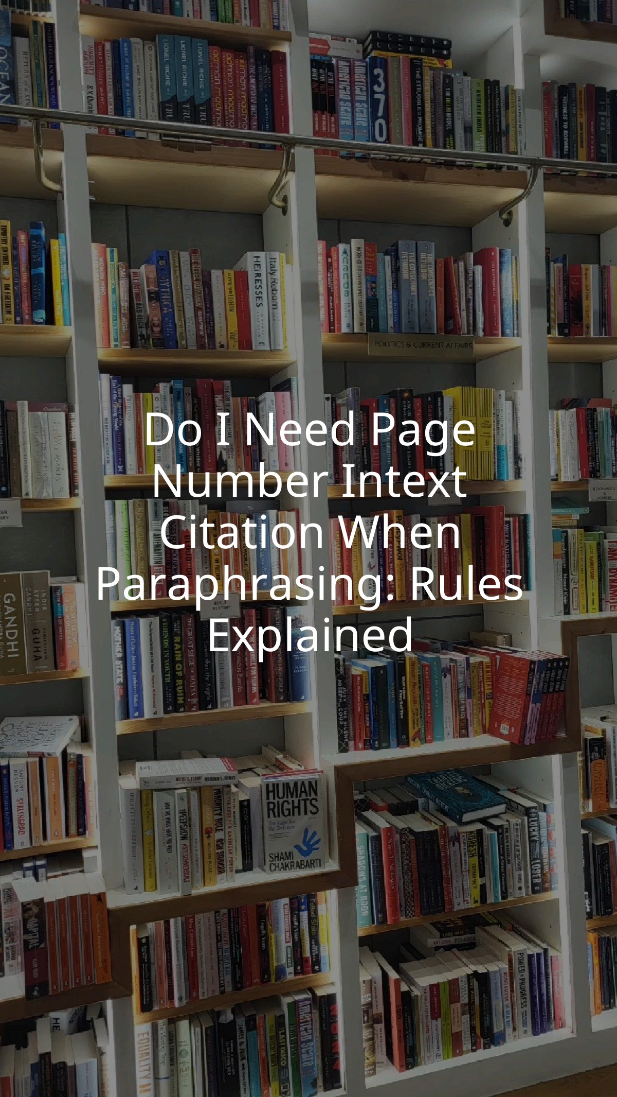 Do I Need Page Number Intext Citation When Paraphrasing: Rules Explained