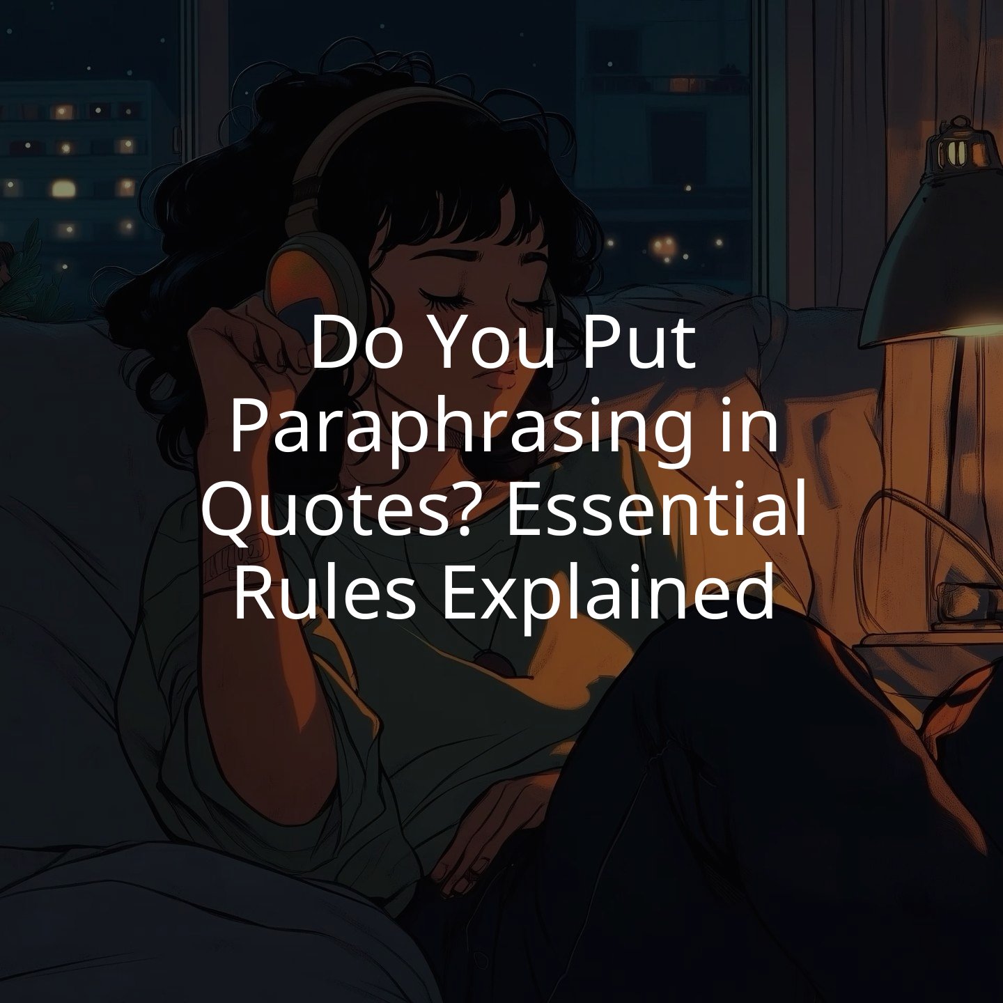 Do You Put Paraphrasing in Quotes? Essential Rules Explained