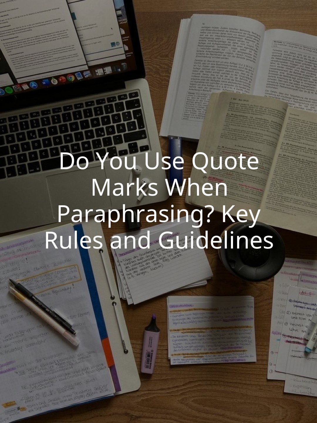 Do You Use Quote Marks When Paraphrasing? Key Rules and Guidelines