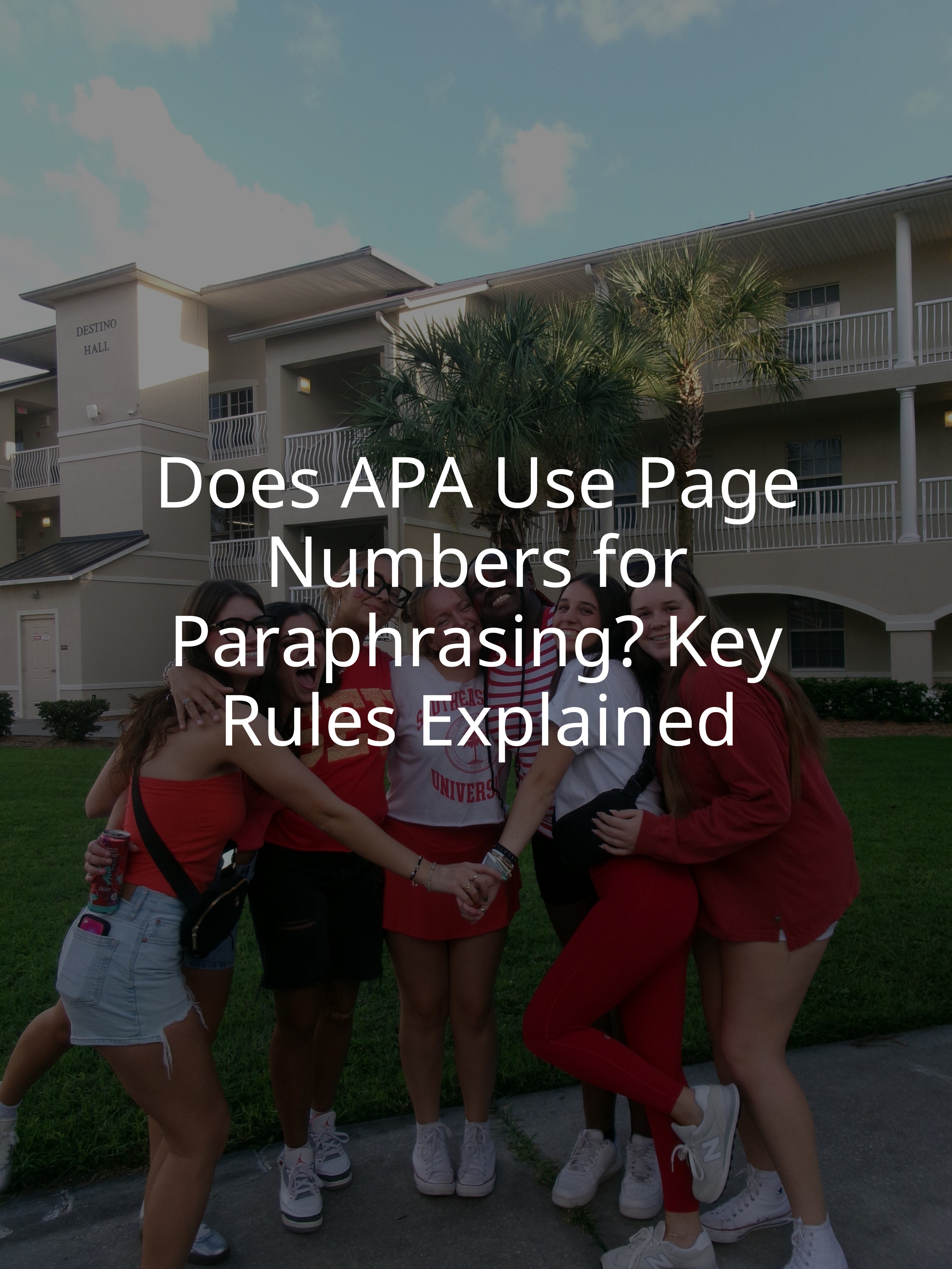 Does APA Use Page Numbers for Paraphrasing? Key Rules Explained