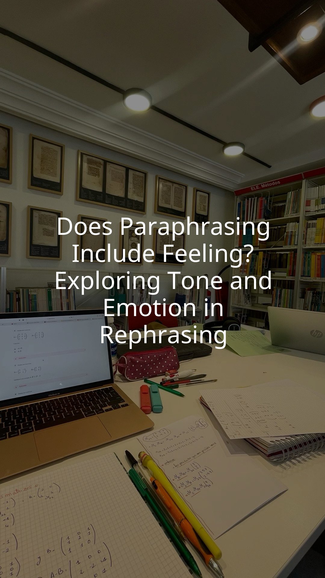 Does Paraphrasing Include Feeling? Exploring Tone and Emotion in Rephrasing