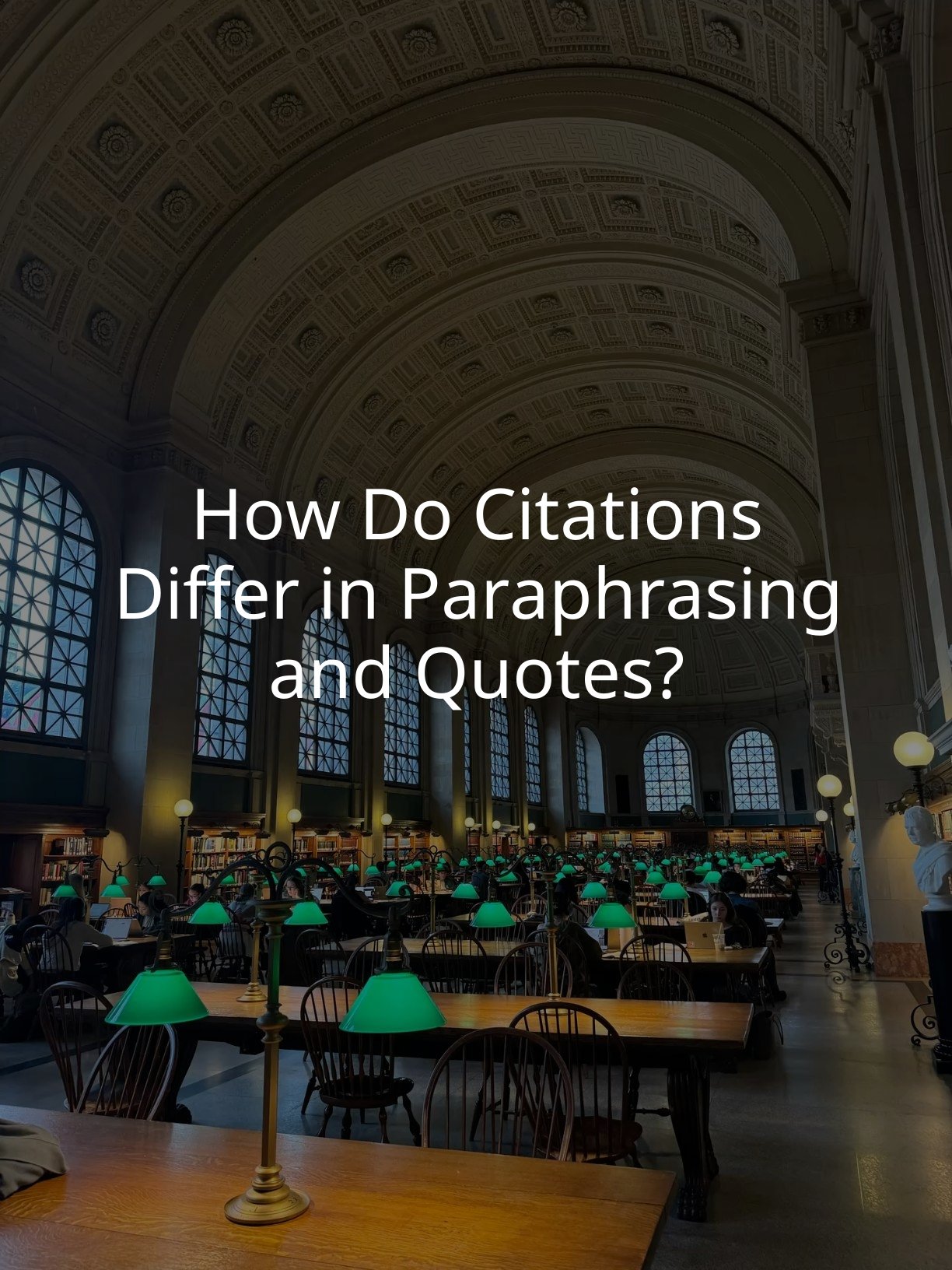 How Do Citations Differ in Paraphrasing and Quotes?