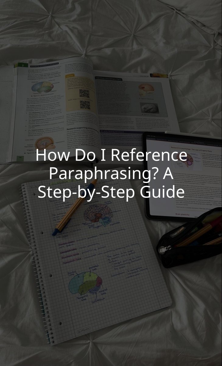 How Do I Reference Paraphrasing? A Step-by-Step Guide