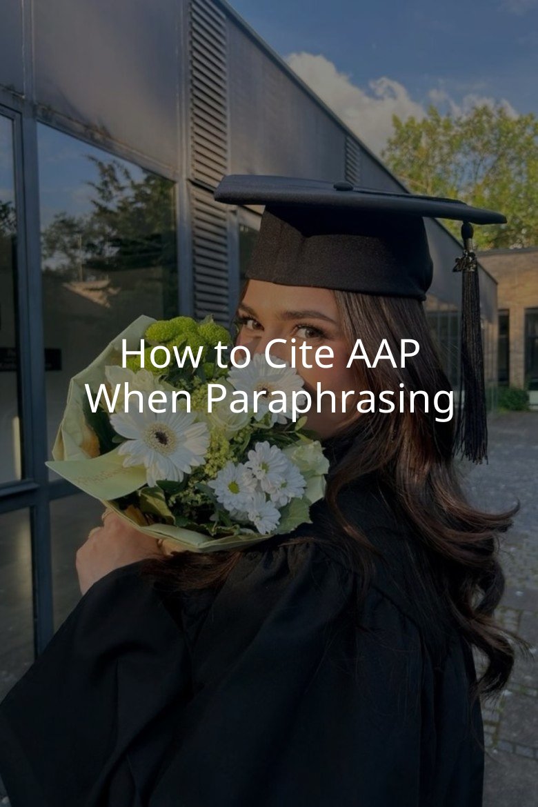 How to Cite AAP When Paraphrasing