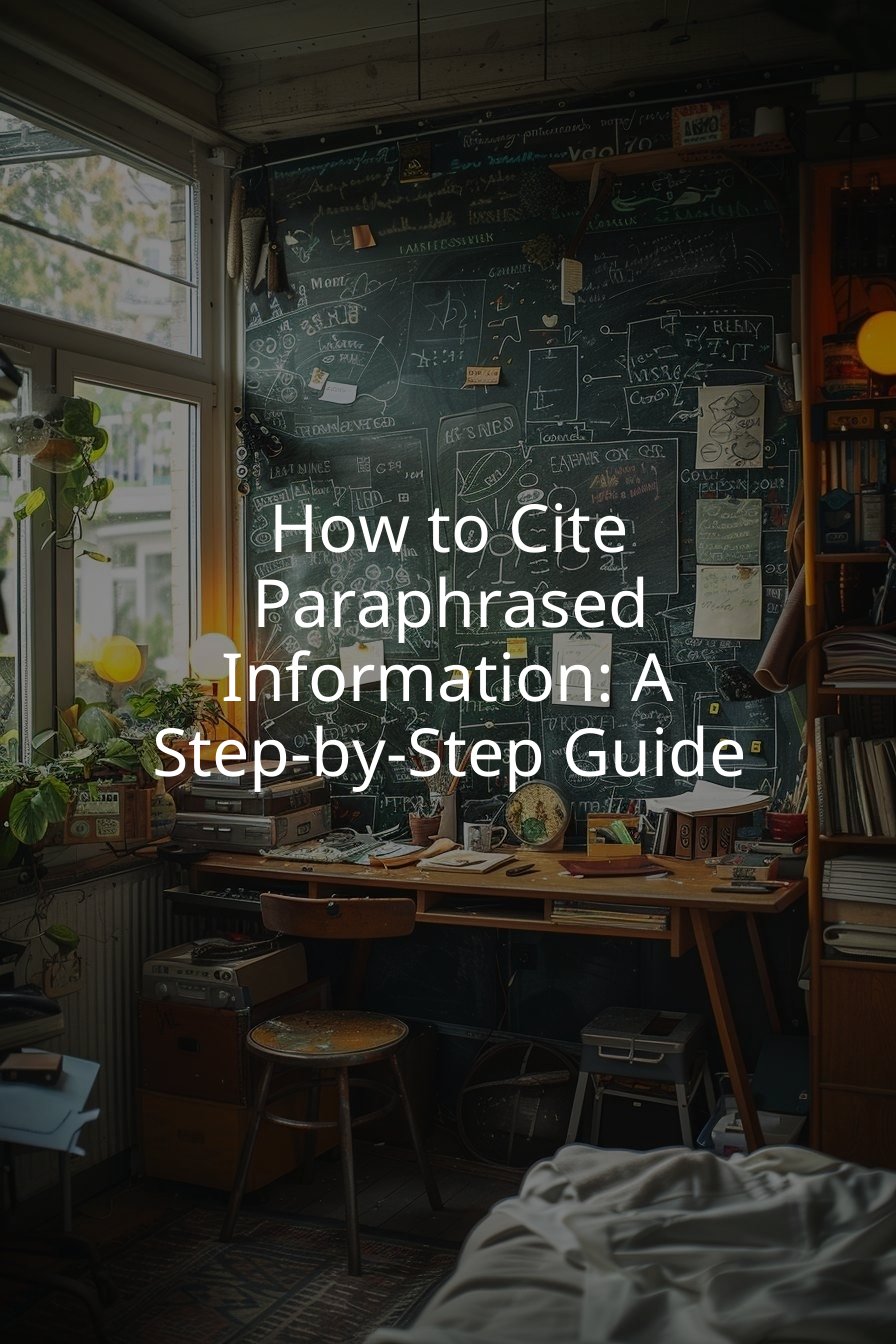 How to Cite Paraphrased Information: A Step-by-Step Guide