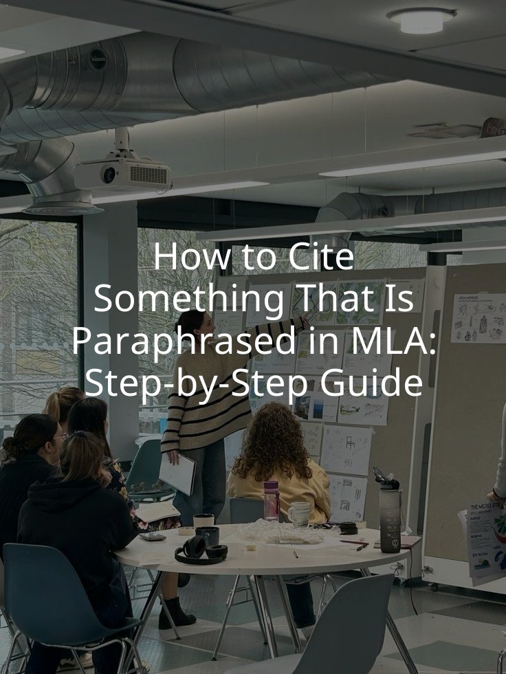 How to Cite Something That Is Paraphrased in MLA: Step-by-Step Guide