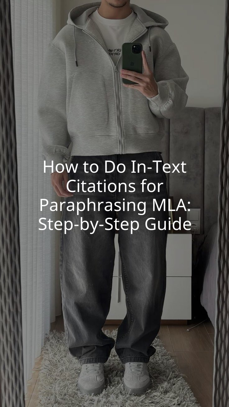 How to Do In-Text Citations for Paraphrasing MLA: Step-by-Step Guide