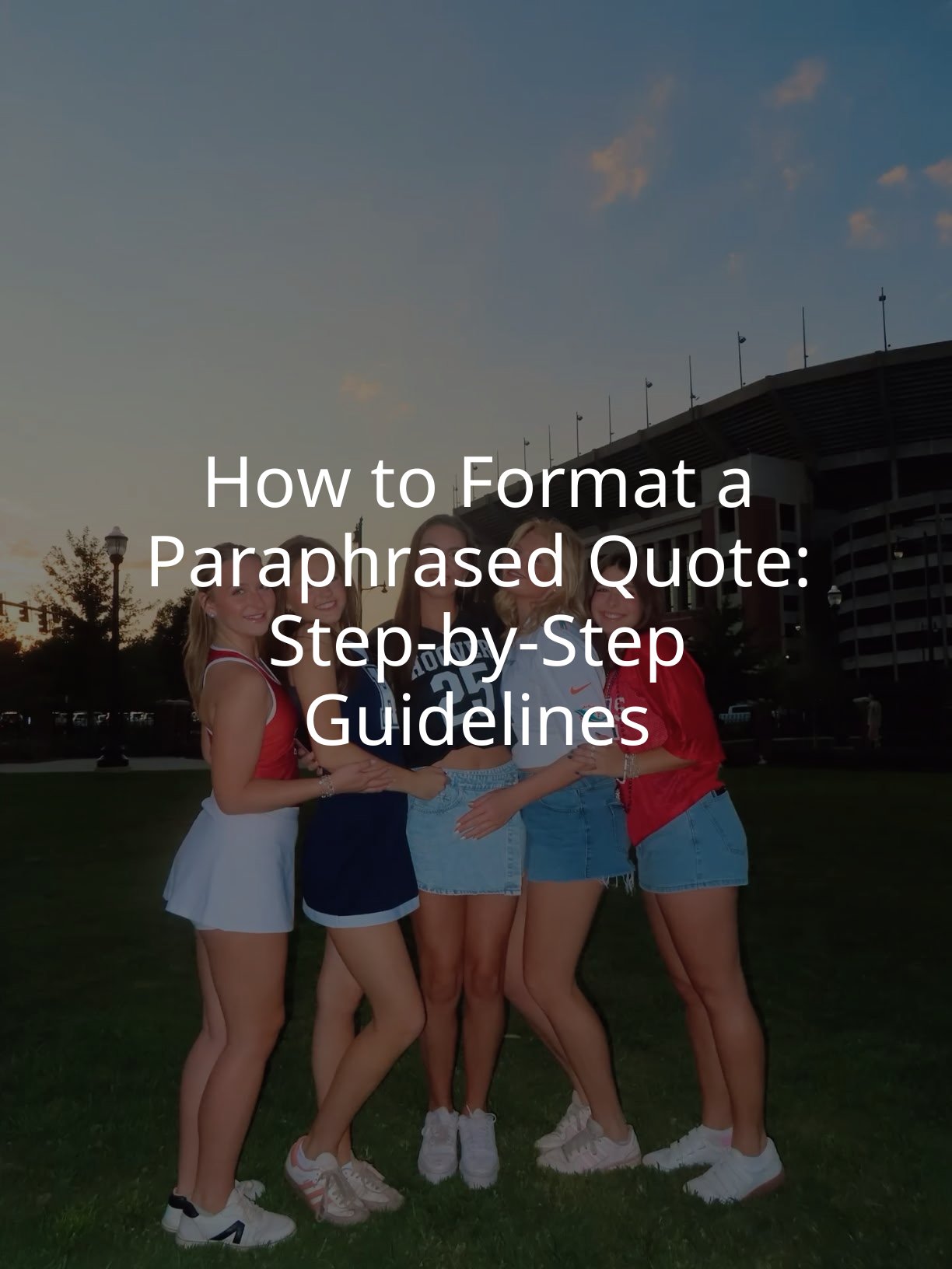 How to Format a Paraphrased Quote: Step-by-Step Guidelines