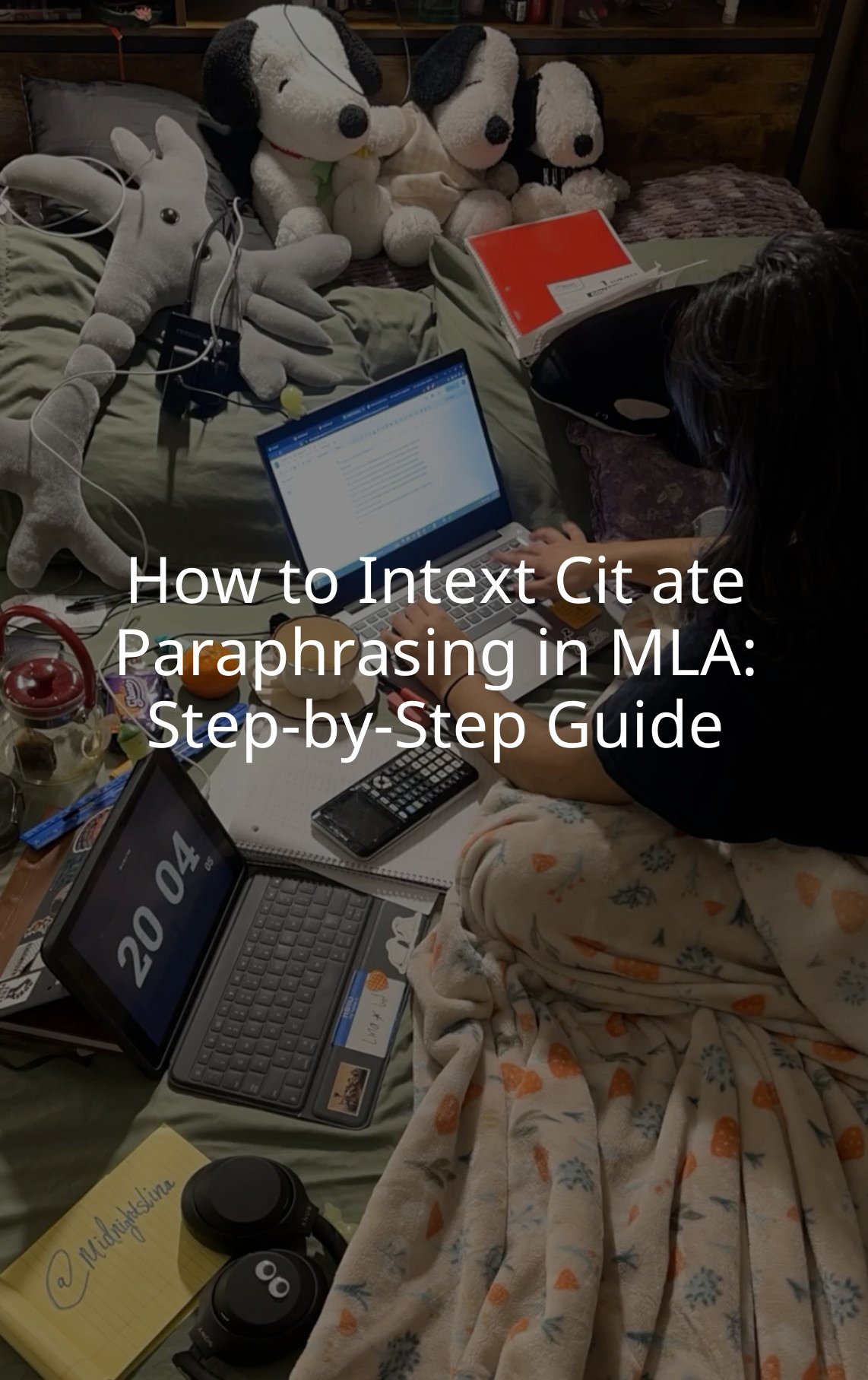 How to Intext Cit ate Paraphrasing in MLA: Step-by-Step Guide