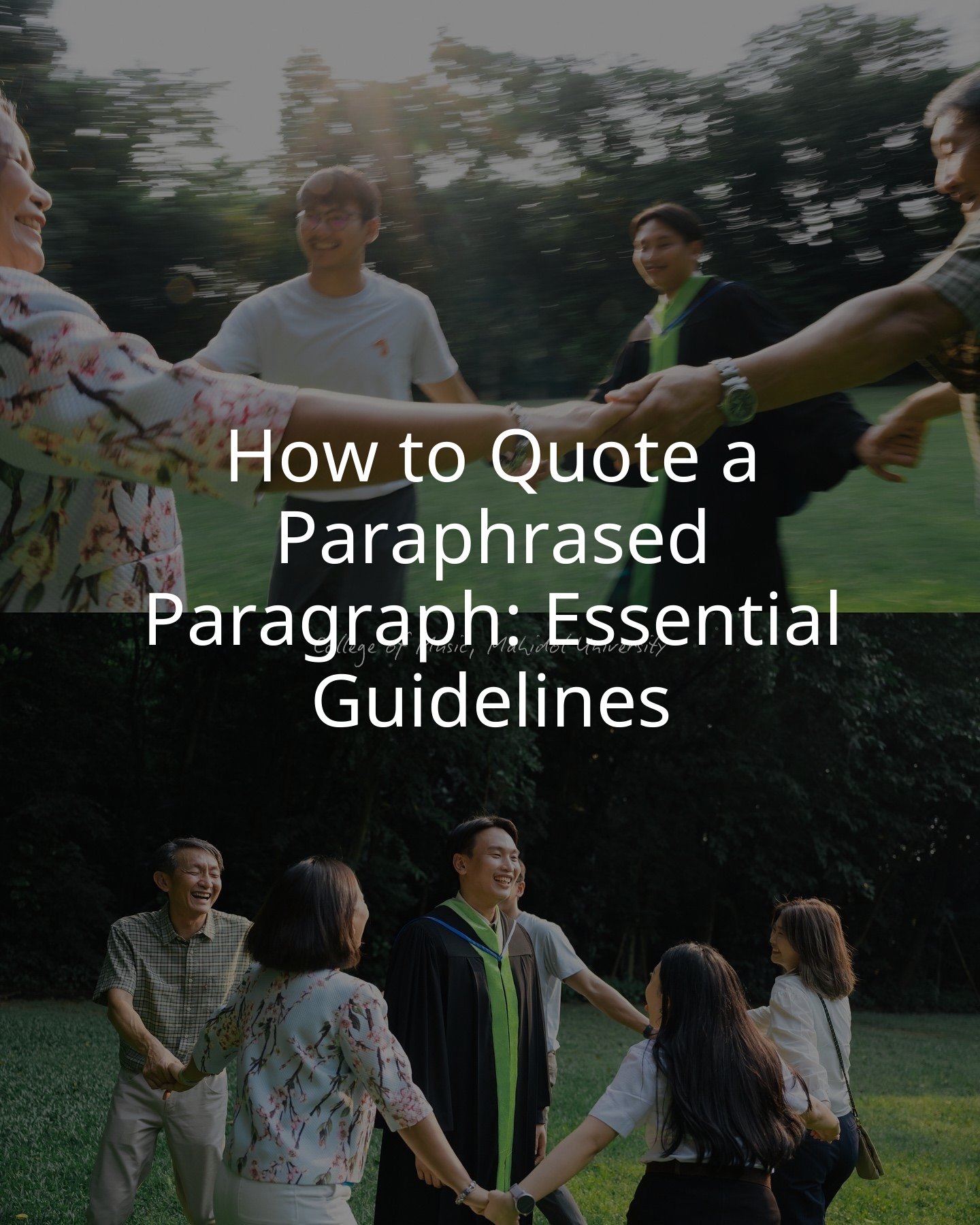 How to Quote a Paraphrased Paragraph: Essential Guidelines