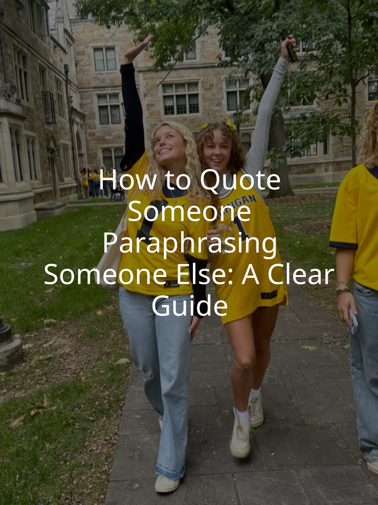 How to Quote Someone Paraphrasing Someone Else: A Clear Guide