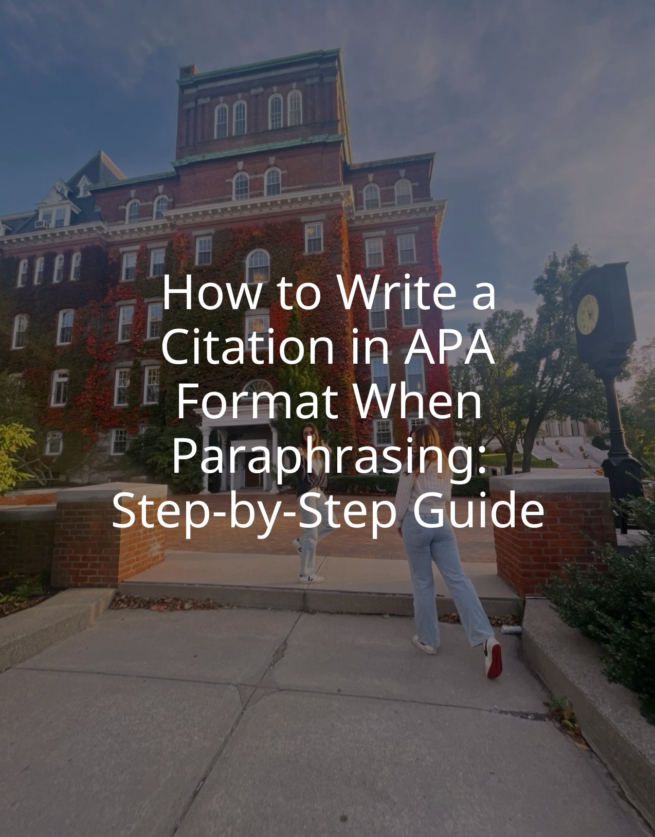 How to Write a Citation in APA Format When Paraphrasing: Step-by-Step Guide