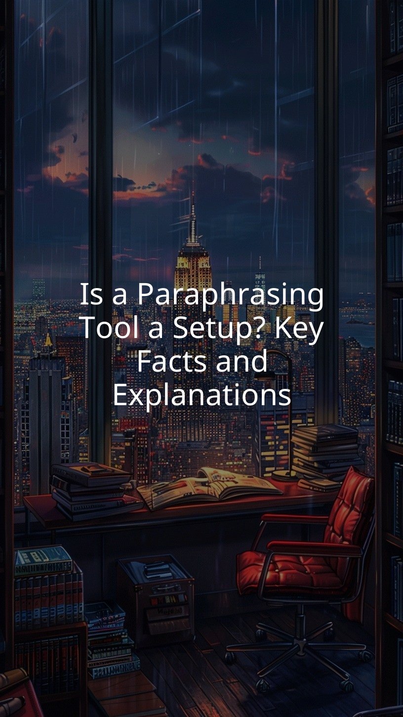 Is a Paraphrasing Tool a Setup? Key Facts and Explanations