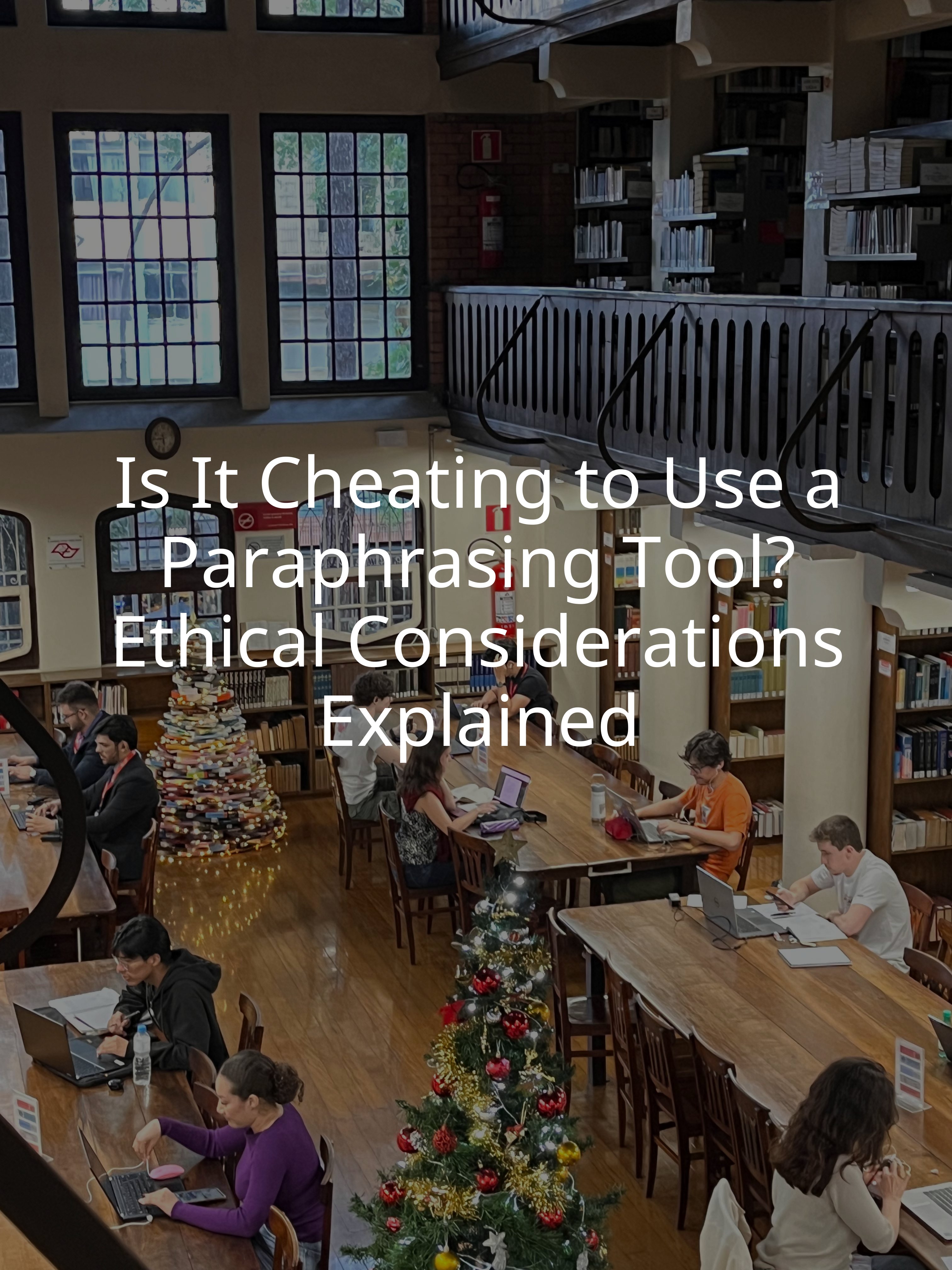 Is It Cheating to Use a Paraphrasing Tool? Ethical Considerations Explained