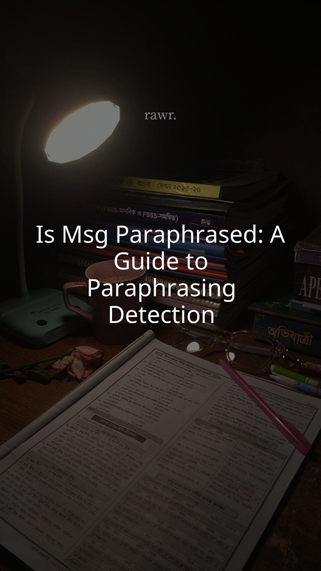 Is Msg Paraphrased: A Guide to Paraphrasing Detection