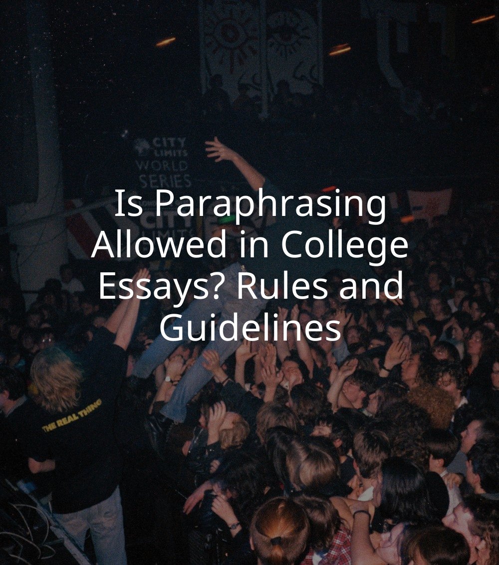 Is Paraphrasing Allowed in College Essays? Rules and Guidelines