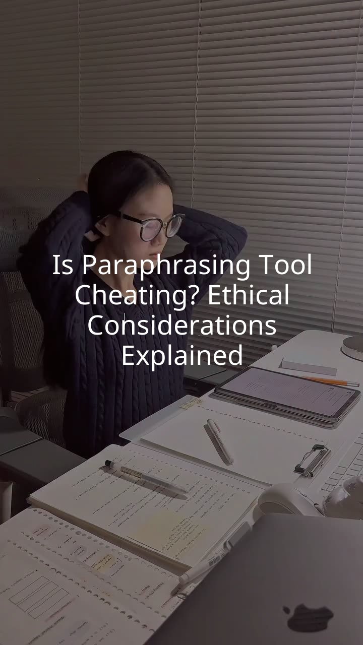 Is Paraphrasing Tool Cheating? Ethical Considerations Explained