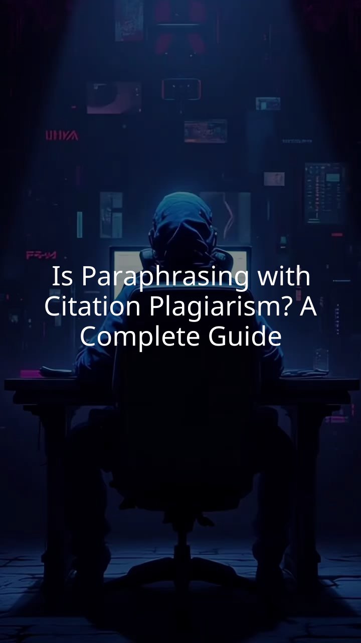 Is Paraphrasing with Citation Plagiarism? A Complete Guide