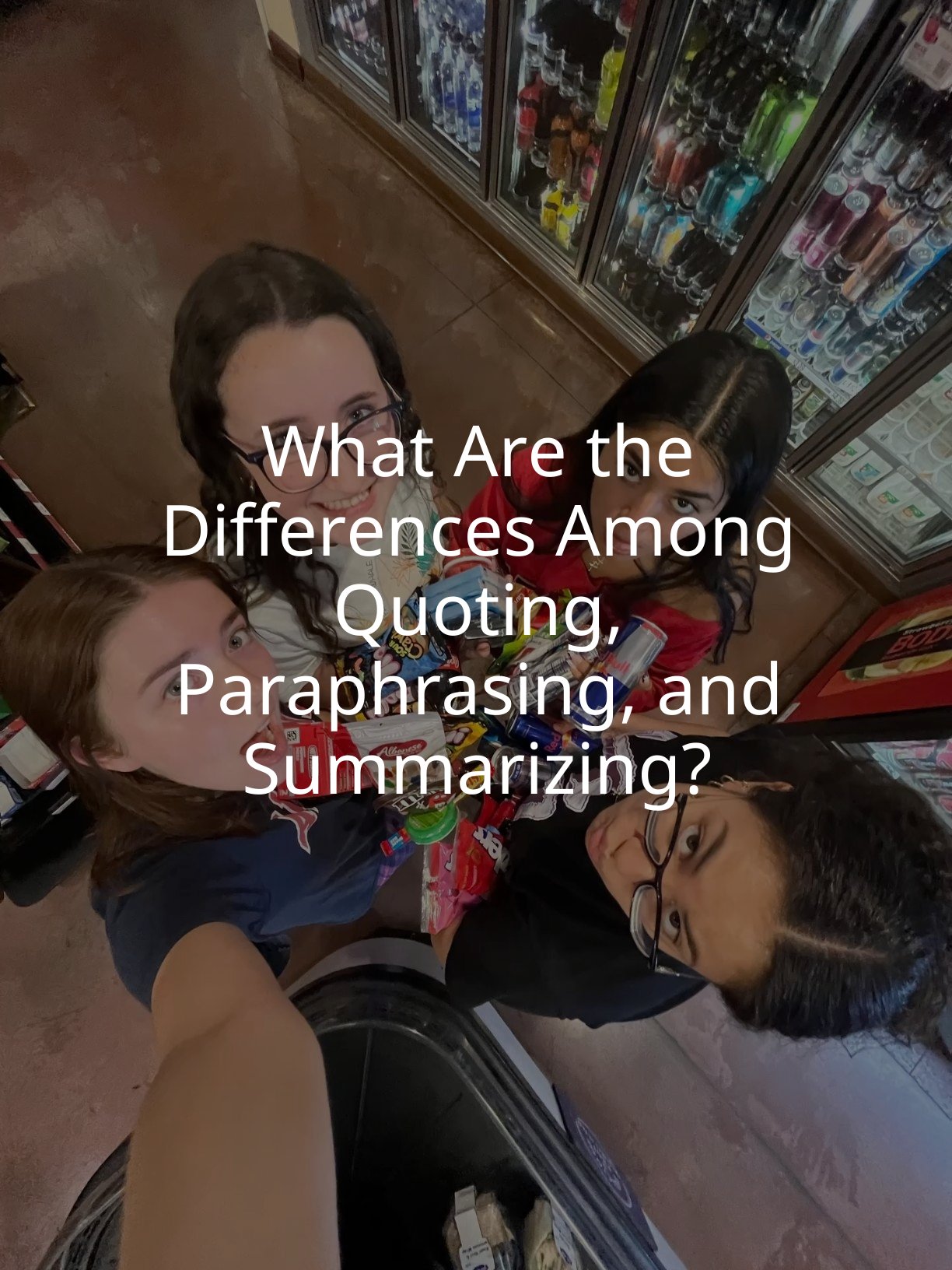 What Are the Differences Among Quoting, Paraphrasing, and Summarizing?
