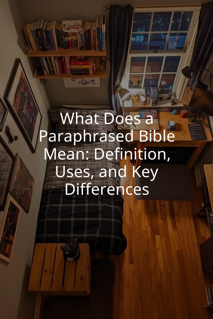 What Does a Paraphrased Bible Mean: Definition, Uses, and Key Differences