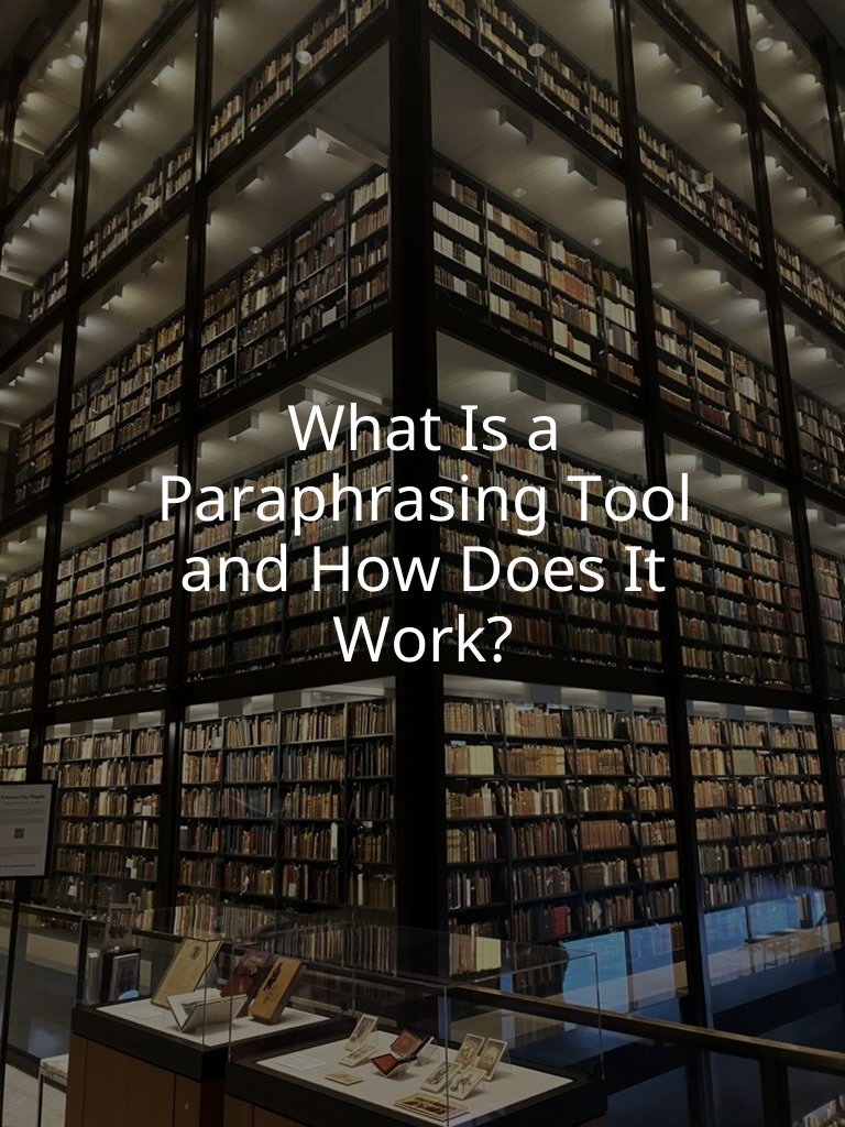 What Is a Paraphrasing Tool and How Does It Work?