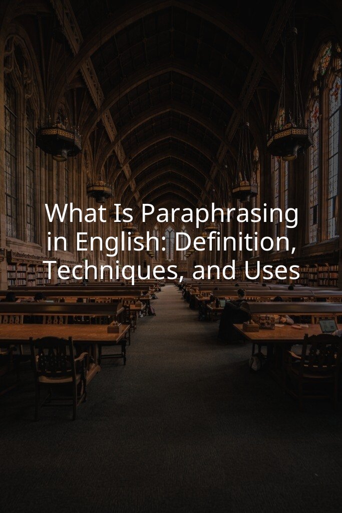 What Is Paraphrasing in English: Definition, Techniques, and Uses