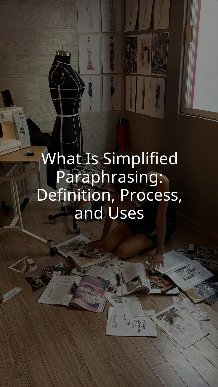 What Is Simplified Paraphrasing: Definition, Process, and Uses