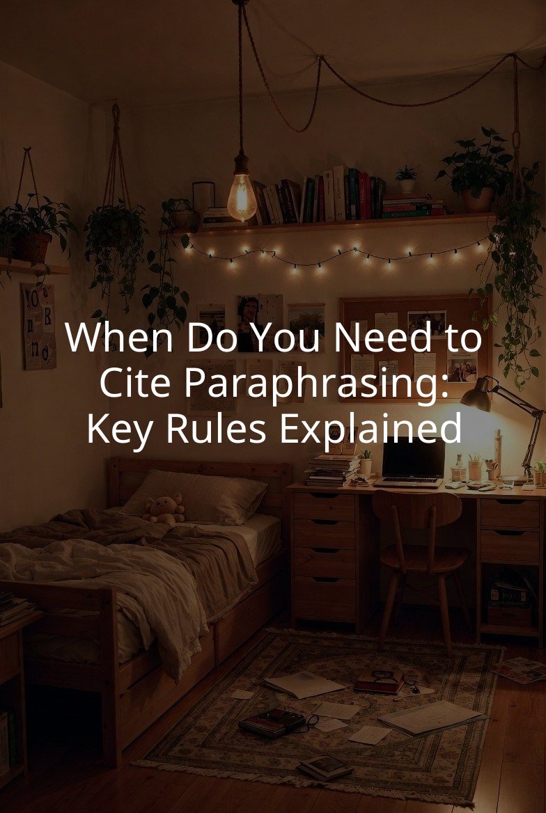 When Do You Need to Cite Paraphrasing: Key Rules Explained