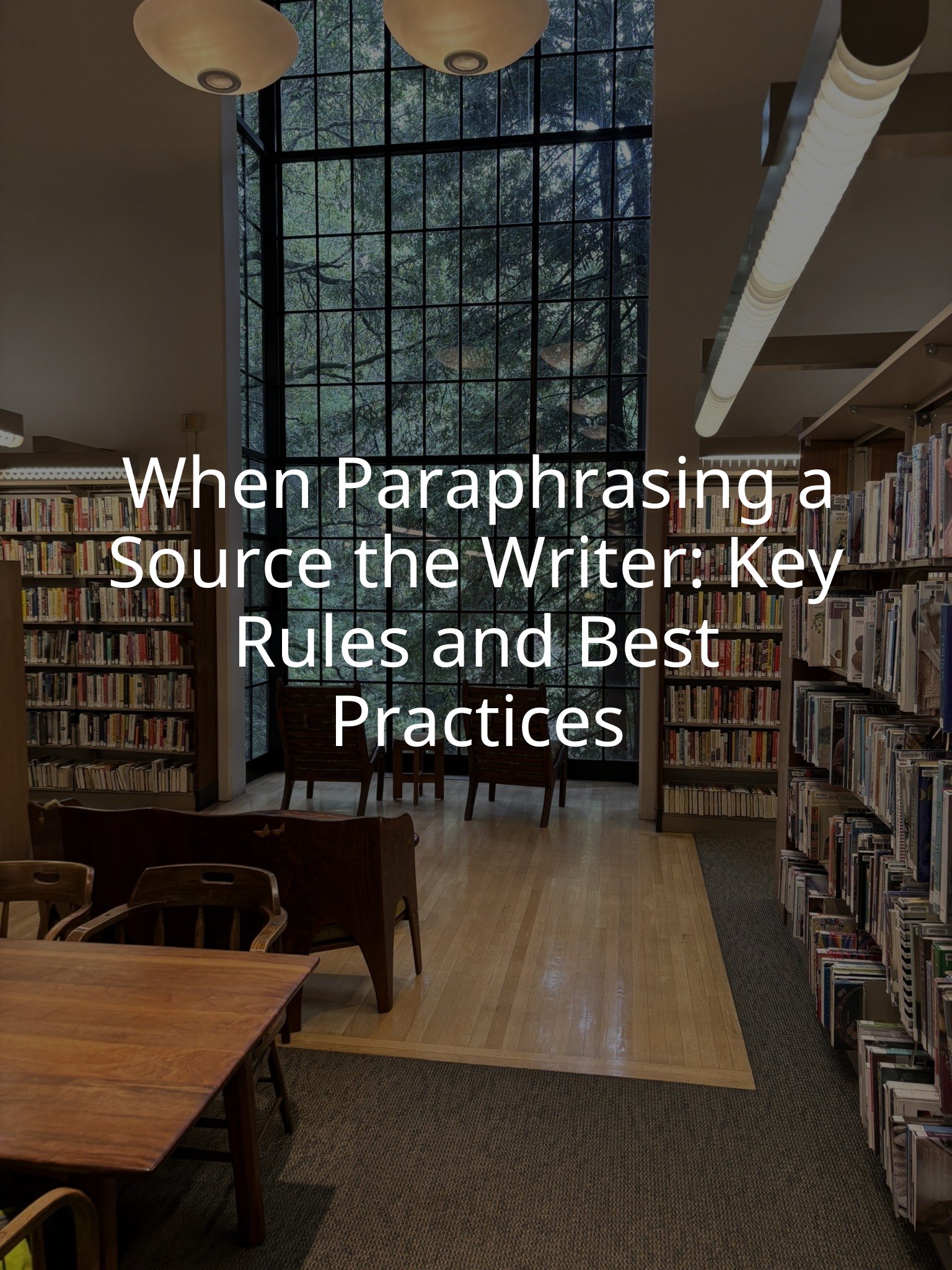 When Paraphrasing a Source the Writer: Key Rules and Best Practices