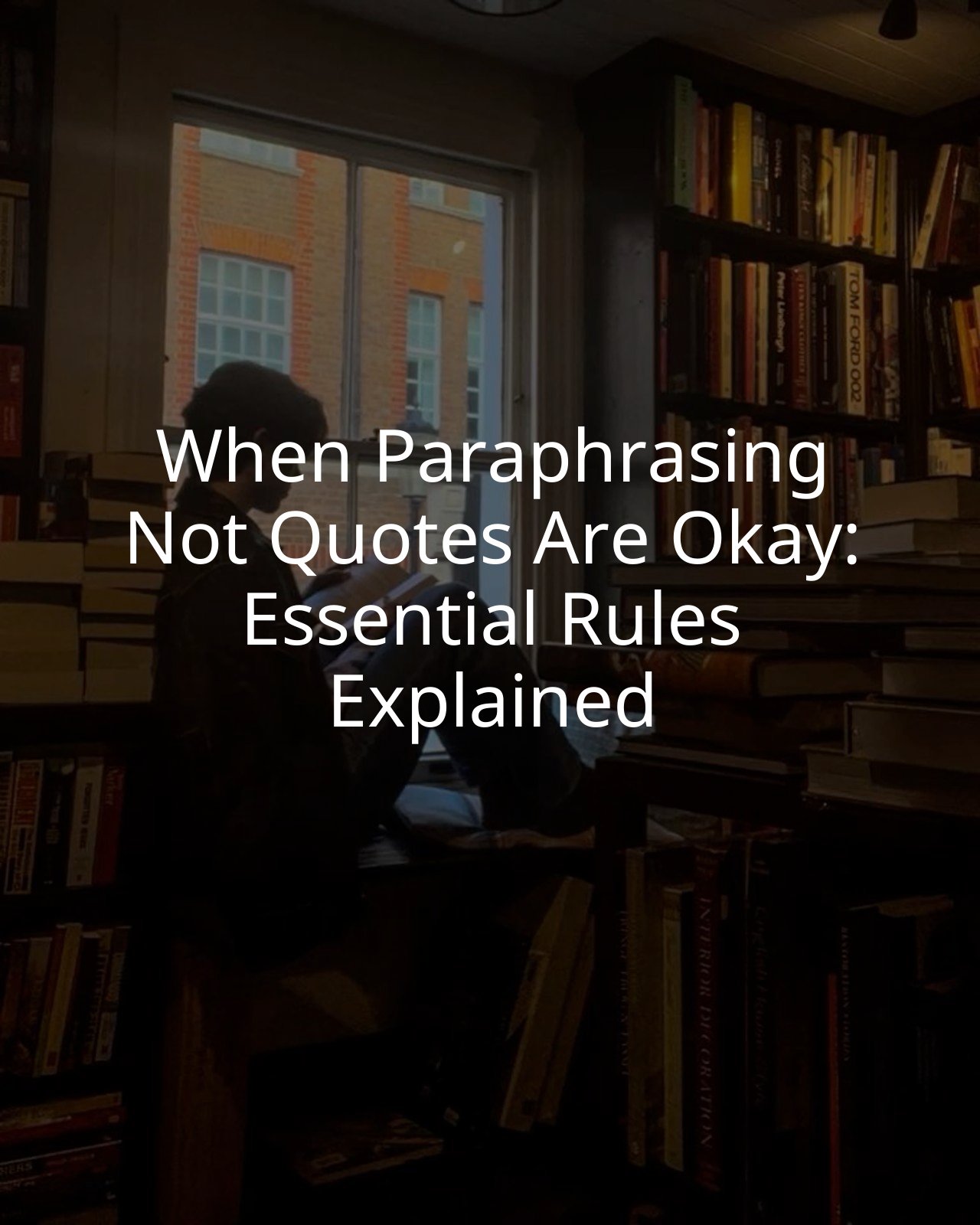When Paraphrasing Not Quotes Are Okay: Essential Rules Explained