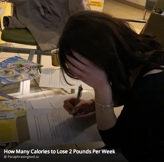 How Many Calories to Lose 2 Pounds Per Week