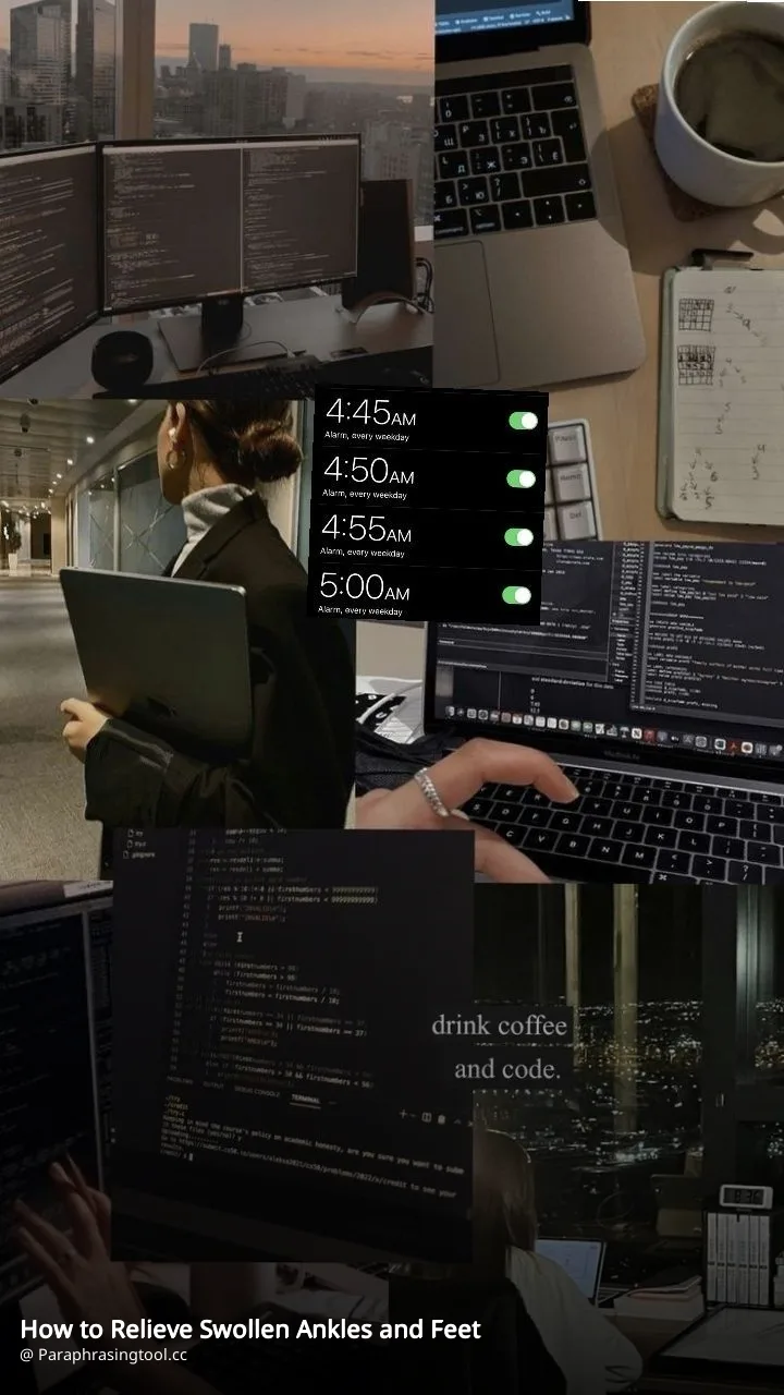 How to Relieve Swollen Ankles and Feet