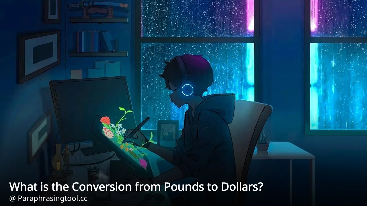 What is the Conversion from Pounds to Dollars?
